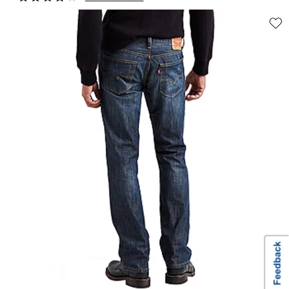 NWT Men’s Levi’s 527 Slim Bootcut jeans. Color: Andi. 32x32 - Picture 3 of 4